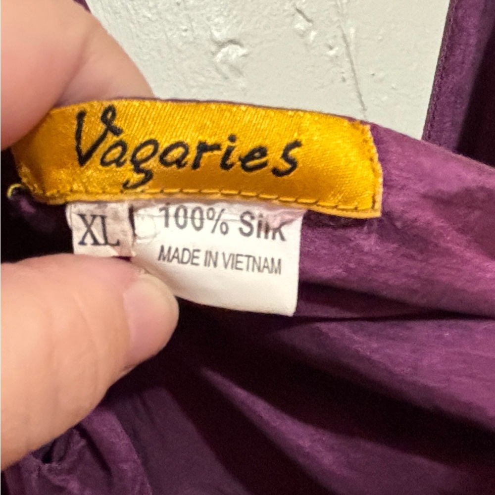 Vagaries Silk Dress XL - Picture 3 of 7